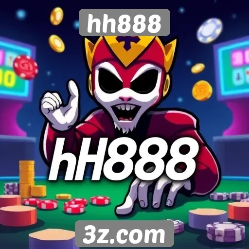Visão geral do site de jogos hh888