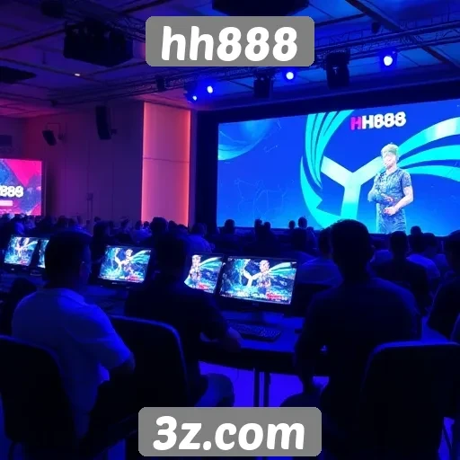 Participação do hh888 em eventos de jogos